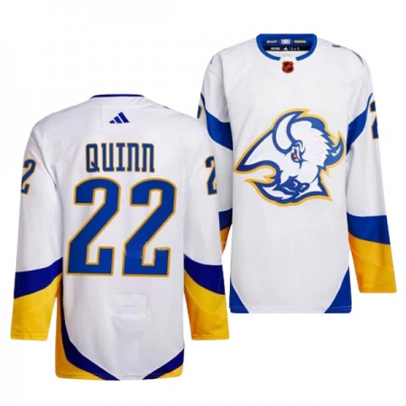 Miesten NHL Buffalo Sabres Pelipaita Jack Quinn 22 Reverse Retro 2.0 Adidas 2022-23 Valkoinen Authentic Miesten NHL Buffalo Sabres Pelipaita Jack Quinn 22 Reverse Retro 2.0 Adidas 2022-23 Valkoinen Authentic